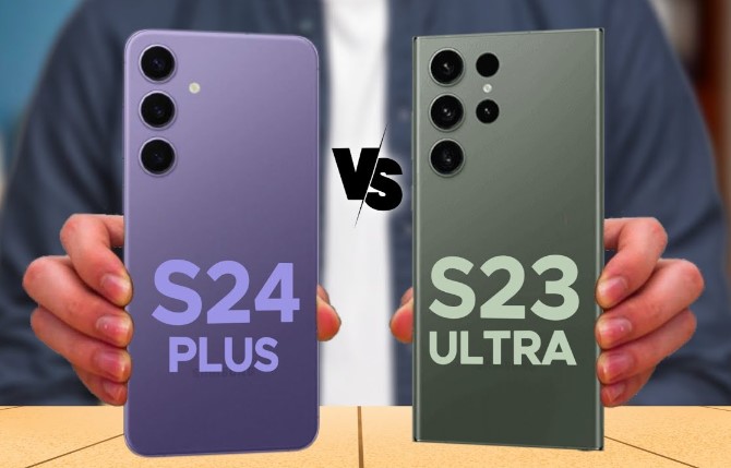 Galaxy S23 Ultra vs Galaxy S24 plus