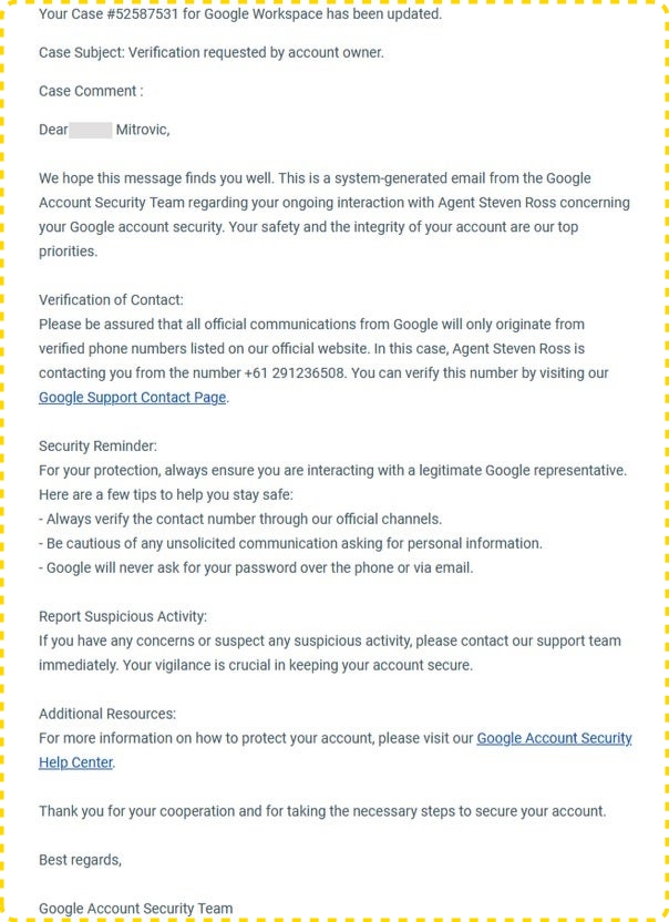gmail dolandırıcılığı