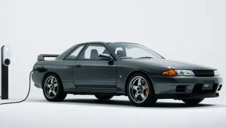 Nissan R32 Skyline Elektrikli Motorla Yeniden Hayat Buldu: Efsane Model Geleceğe Taşındı