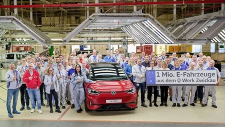 Volkswagen, Zwickau Fabrikasında 1 Milyonuncu Elektrikli Aracını Üretti