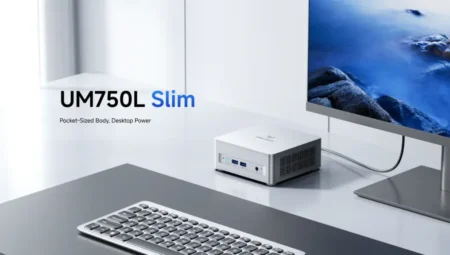 Minisforum UM750L Slim Tanıtıldı: 0.8 Litrelik Kasada Ryzen 5 7545U, 4TB SSD Desteği ve 8K Görüntü Çıkışı
