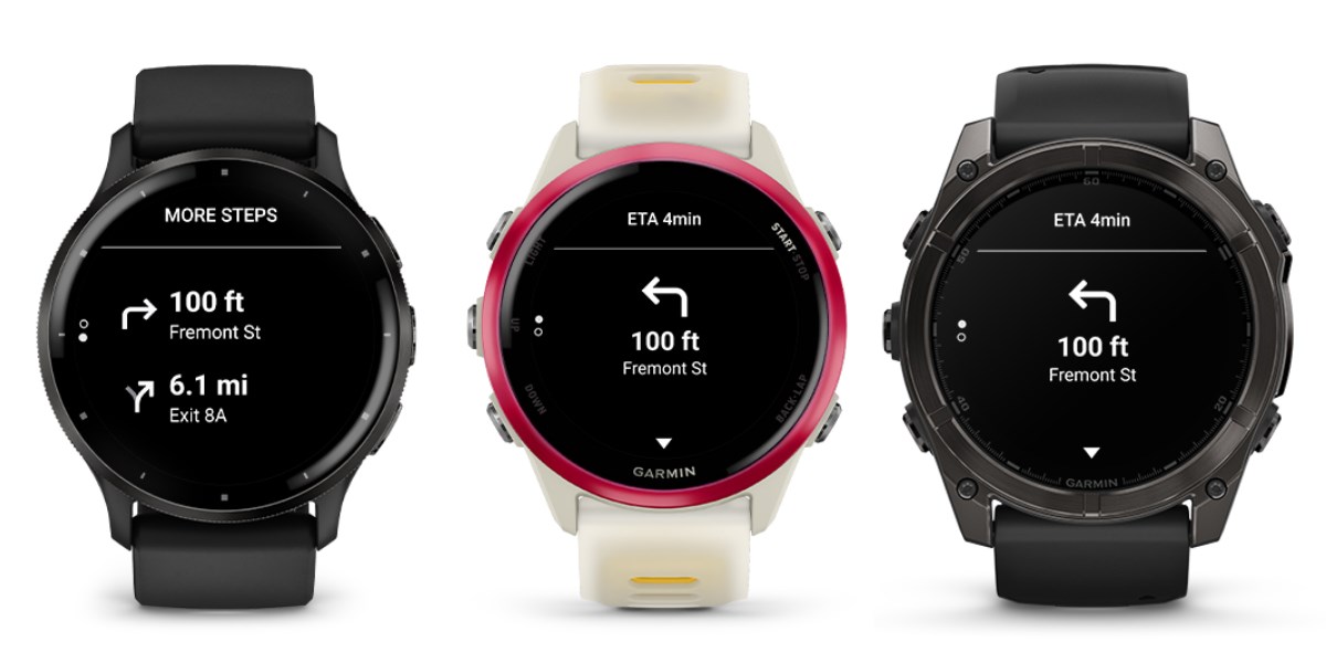 Garmin Akıllı Saatler İçin Google Haritalar Uygulaması Resmen Yayınlandı