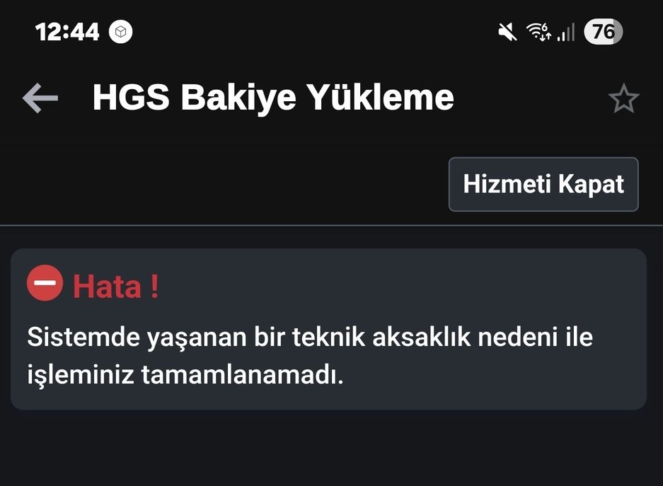 HGS Sisteminde Bir Haftalık Kesinti: e-Devlet Erişim Problemleri Devam Ediyor