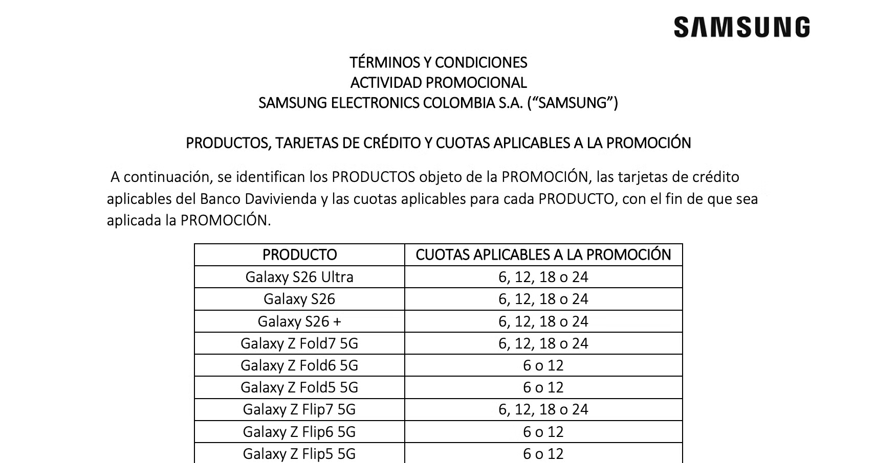 Samsung'un resmi belgesi, Galaxy S26 serisinin nihai isimlerini ortaya çıkardı.