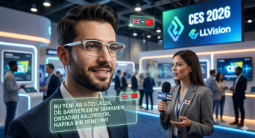 CES 2026’nın Yıldızı: LLVision Leion Hey 2 AR Gözlük ile Dil Bariyerlerine Son