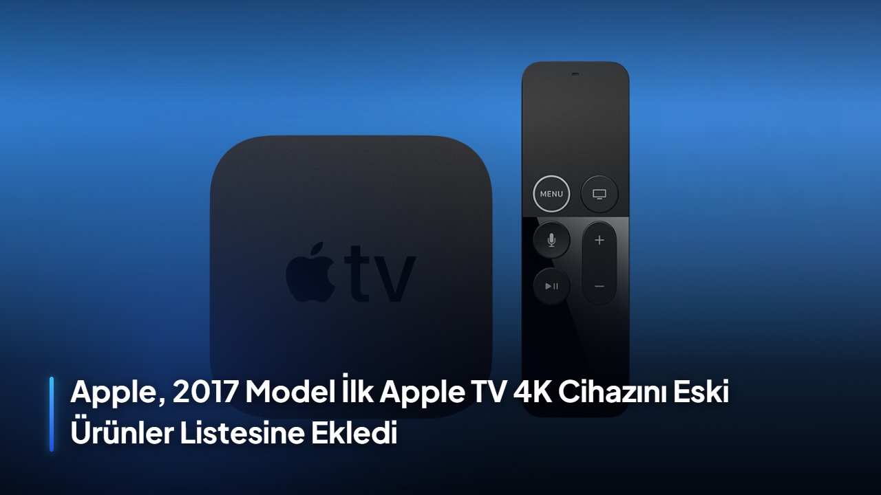 Apple TV cihazının stüdyo ortamında çekilmiş güncel görünümü
